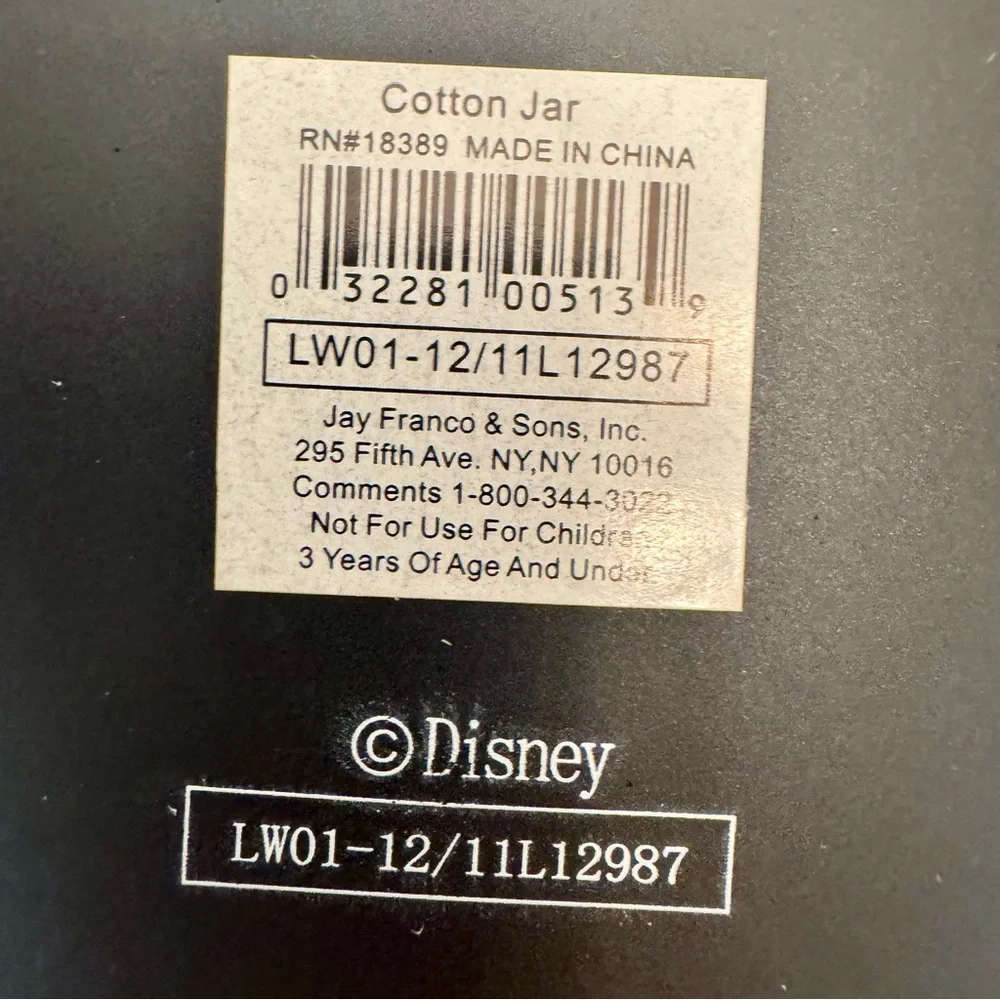 NWT. Disney resin jars set of 2 with lids. Classic Mickey resin trinket jars
